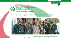 Desktop Screenshot of bdsj-koeln.de