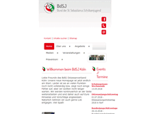 Tablet Screenshot of bdsj-koeln.de